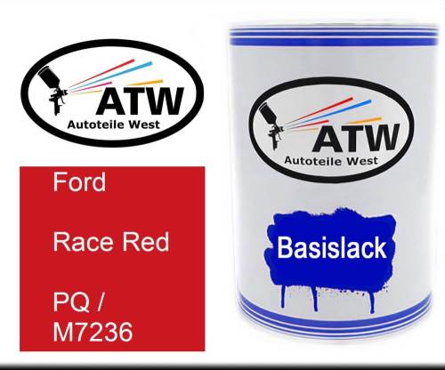 Ford, Race Red, PQ / M7236: 500ml Lackdose, von ATW Autoteile West.